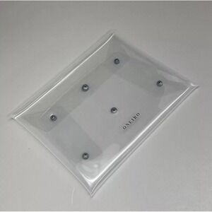 ONEIRO Clear Multipurpose Clutch Waterproof Travel Pouch 8" x 10" (New)